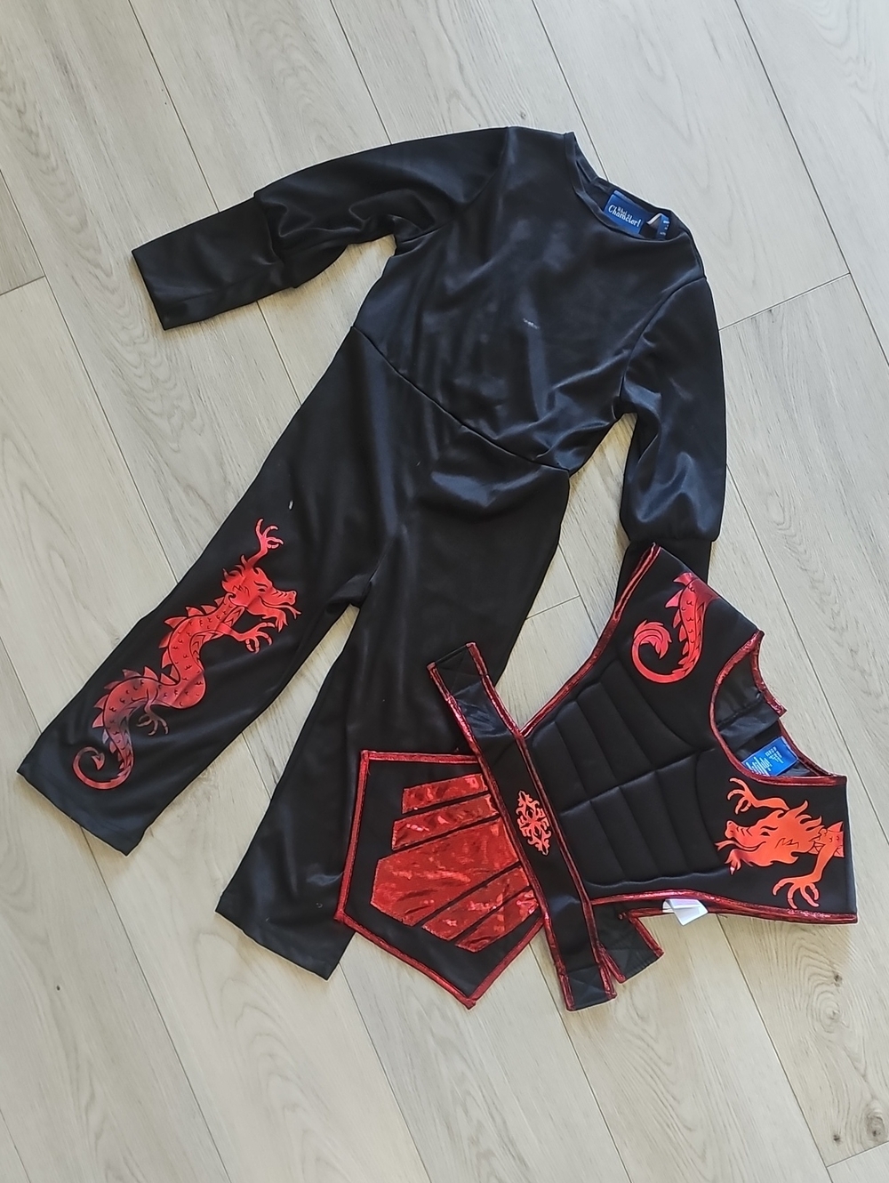 Halloween Ninja Costume Dress Up, XS / Size 4T
